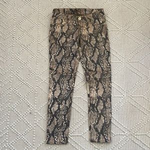 DL1961 Emma snake print skinny jeans